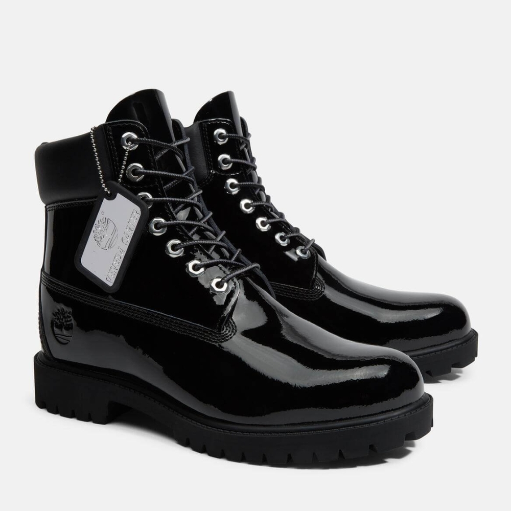 Timberland Black Patent Leather Boots